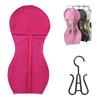 Non-woven Fabric Wig Storage Bag with Hanger Hair Extension Accessories Holder Portable Travel Dust-proof Zipper Wig Organizer Pouch