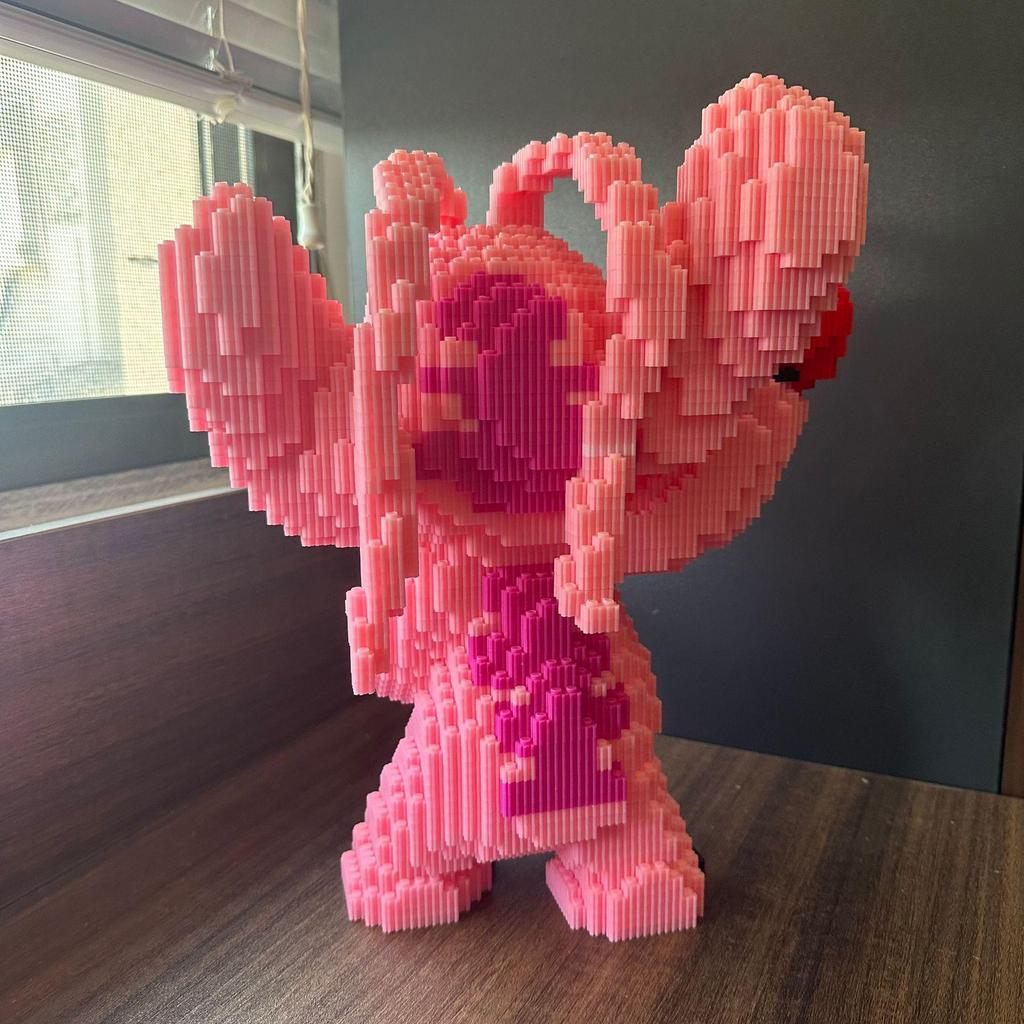 Extra Large Stitch Building Blocks Compatible with LEGO: Interlocking Puzzle Toys for Boys and Girls, Educational Gifts