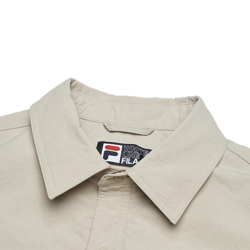 FILA Casual Versatile Woven Jacket Men Jacket Beige F11M519707FDK