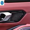 For BMW 3 Series G20  - 2024 Stainless Steel Car Inner Door Handle Bowl Audio Stereo Tweeter Speaker Cover Trim Accessories