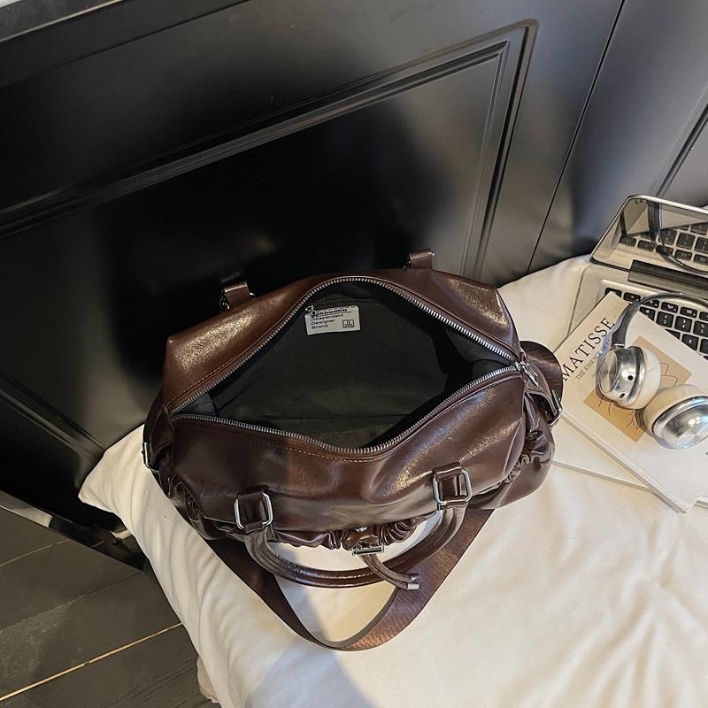 Women PU Leather Crossbody Shoulder Bag 2025 Winter Retro Underarm Bag Luxury Designer Female Brand Handbags and Purses