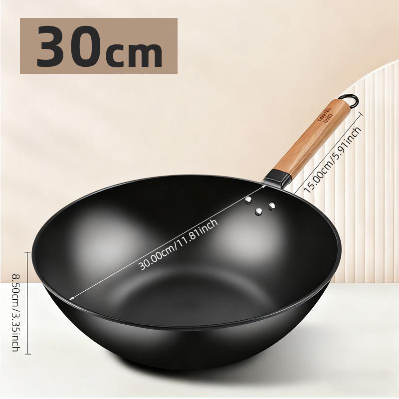 

COOKER KING Traditional Handmade Iron Pans High Quality Wok Pot Non-stick Kitchen Uncoated