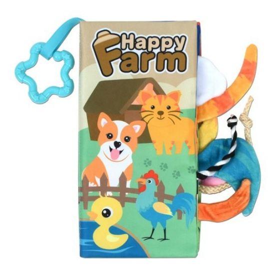 Largo Color Tail Cloth Book - Farm Animals