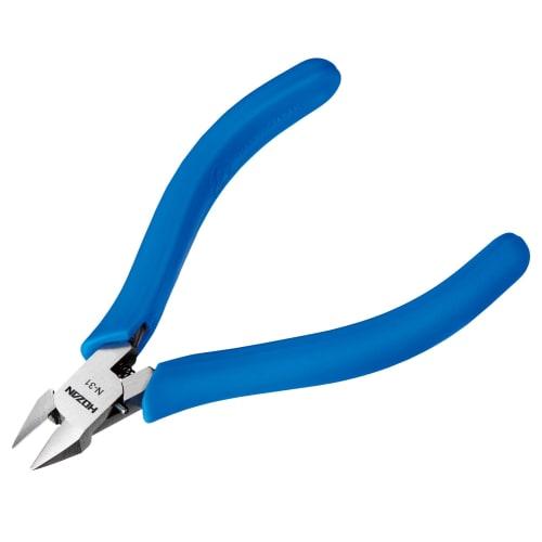 

HOZAN Miniature Nippers, for Cutting Thin Copper Wire, with Fatigue-Reducing Coil Spring, for 1.6mm Diameter Copper Wire/1.25mm Stranded Copper Wire,