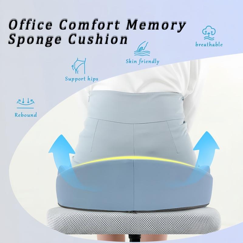 Memory Foam Seat Cushion Hip Pain Relief Massage Pad Coccyx Cushion Ergonomic Pressure Relief Seat Pad Decorative Sofa Cushions