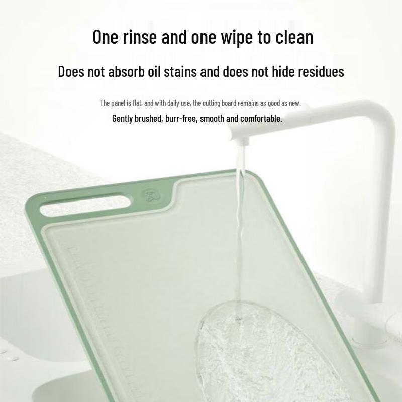 KOBACH 2-Piece Anti-Bacterial Wheat Straw Chopping Board Set