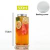 500ml Portable Fruit Juice Cold Brewed Tea Bottle Transparent Plastic Beverage Bottle Disposable Milk Tea Bottle