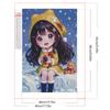 5D DIY Full Square Drill Diamond Painting Girl Kit Home Decor Art 45x65cm