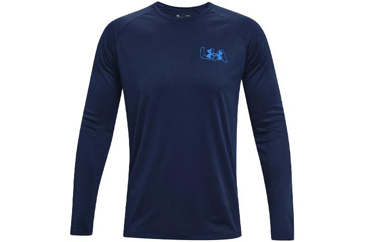 Under Armour T Shirt Men s Collegiate Blue 1366783-408 L
