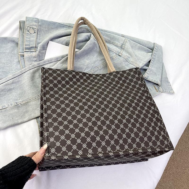 

Простая и стильная ручная сумка, сумка на плечо и подмышку, большая вместительная сумка-тоут, модная сумка-тоут кофейный