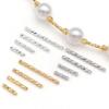 18K Gold-Plated Faceted Starry Tube Beads for DIY Jewelry Making