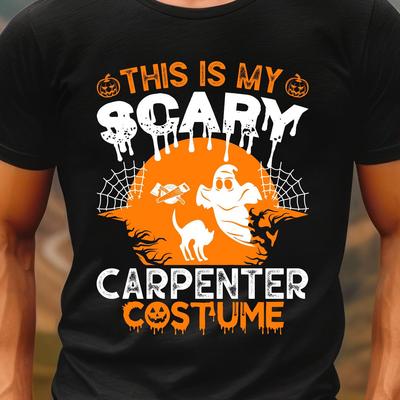 This Is My Scary Carpenter Costume TShirt | Halloween Ghost, Pumpkins