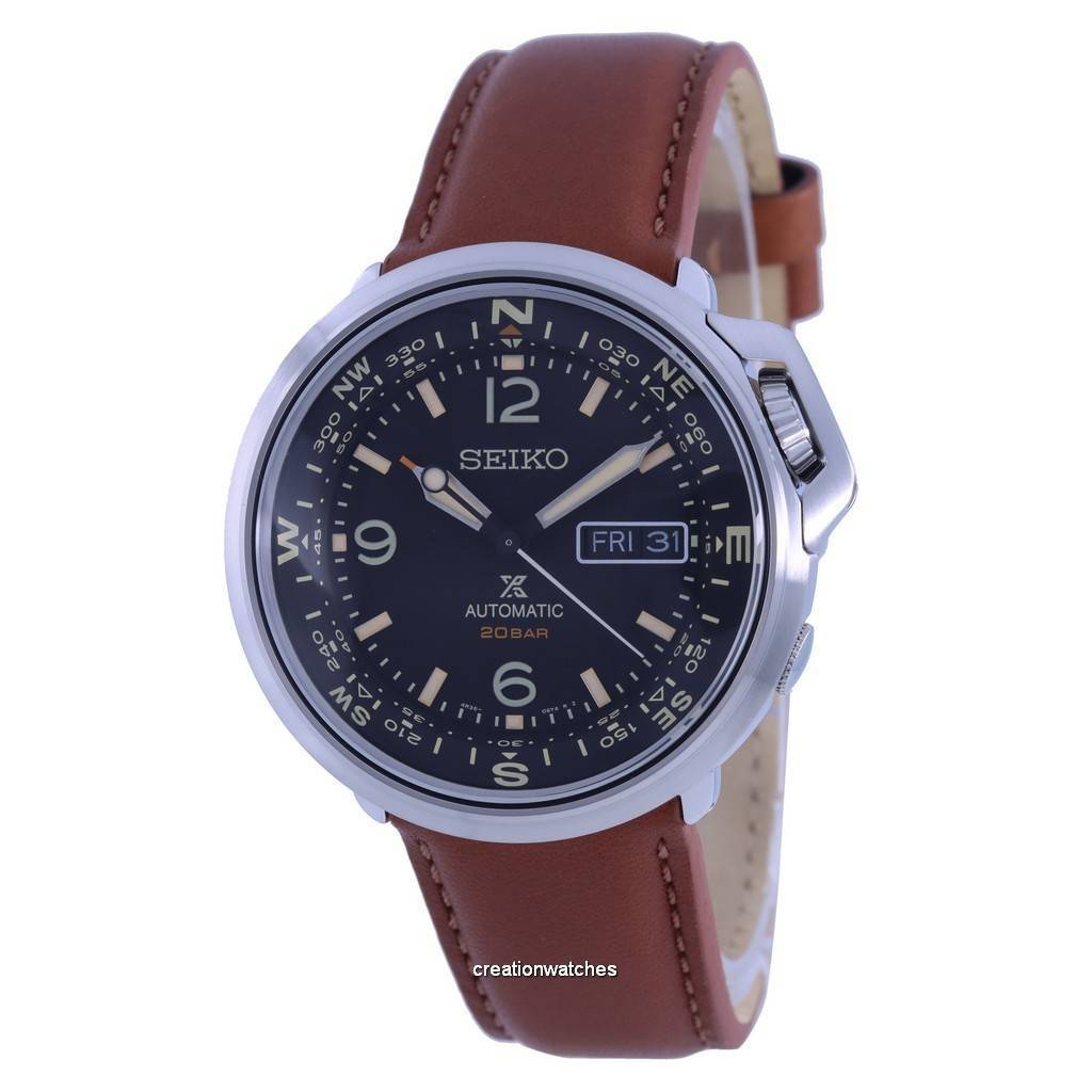 

Відновлений Seiko Prospex Field Compass Чорний циферблат Автоматичний дайверський SRPD31 SRPD31K1 SRPD31K 200M Чоловічий годинник чорний