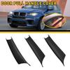 3Pcs Matte Black Inner Door Pull Handle Panel Cover For BMW X5 X6 E70 E71 E72 EA