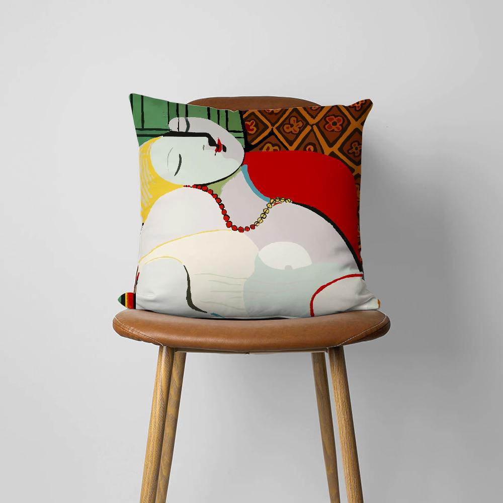 Art Pablo Picasso Cubism Abstract For Bedroom Car Coffee Shop Room Soft And Living Room Sofa Decorative Pillow Cover Case