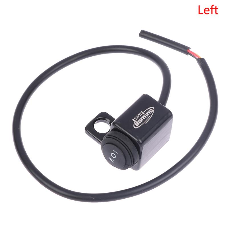 Aluminum Alloy Motorcycle Handlebar Headlight Switch Three-Position Waterproof Switch 12V Fog Spotlight Mirror Mount Switches
