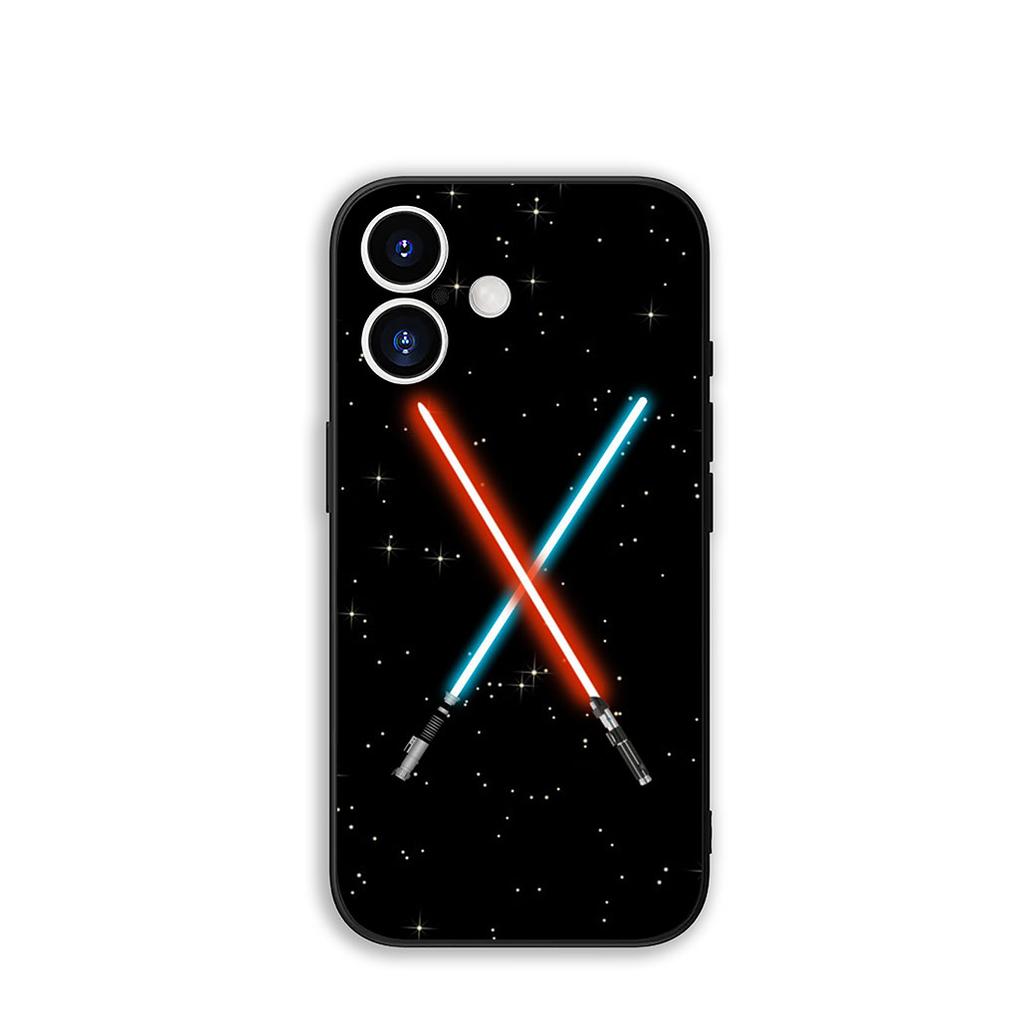 For Apple iPhone 16 15 14 Plus 13 12 Mini 17 Pro Max + 16E Air 16+ ProMax Phone Cover Case Stars Darths Wars Yoda Vader