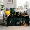Daryl Dixon Walking Dead Movie Flannel Blanket,Warm and Soft Blanket For Couch Sofa Office Home Travel Camping Birthday Gift