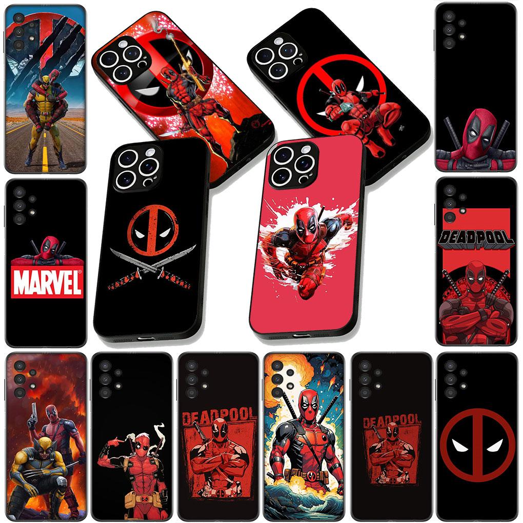 Deadpool Marvel Dead Pool Casing Phone Cover for Xiaomi Redmi Note 13 14 ProPlus A4 A3 Pro Plus 13C Pro+ Note13 Note14 Soft Case