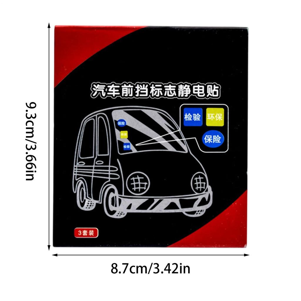 Windshield Static Cling Stickers, Windshield Static Cling Stickers | Vista Windshield Static Cling Decals