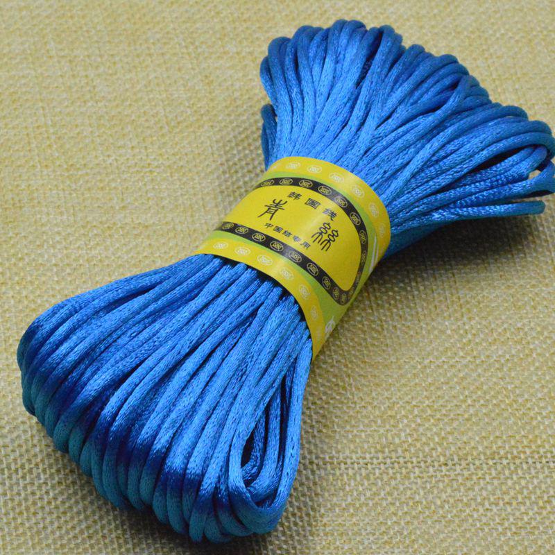 Line 5 Chinese Knot Wire, Bracelet Jewelry Accessories Braided Rope Diy Handmade Material Silk 20 Meters Per Tie