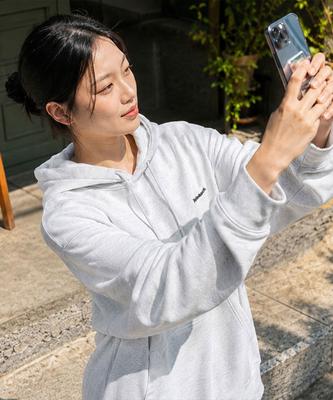 Anew Compact Logo Oversized Hoodie 5 Colors [Anbi_9004]