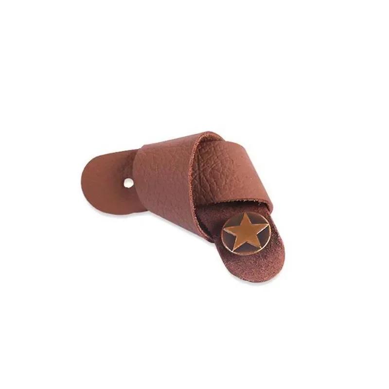 

1PC Guitar Strap Button Leather Neck Strap Adjustable Headstock Adaptor for Electric/Bass Guitars Classic Strap Belt Accessory коричневый