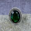 Krom Diopside Ädelsten Handgjorda 925 Sterling Silver Smycken Snygg ring