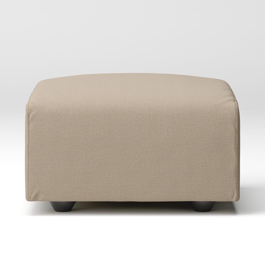 MUJI Cotton-Linen Basketweave Cover for Unit Sofa, Beige