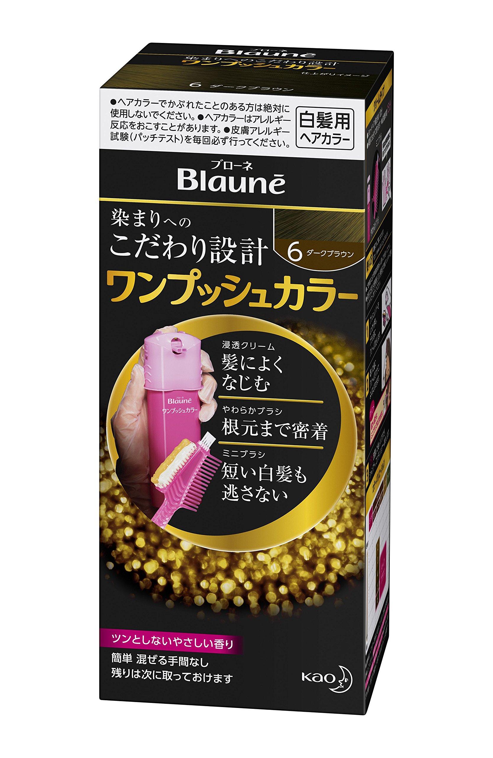 

Bloune One Push Color 6 Dark Brown 80g 1 piece [Quasi-drug] (x 1)