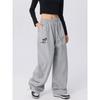YBKZ Women's Hip Hop Streetwear Loose Straight Leg Jazz Dance Sweatpants
