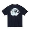 Intercrew Digital Logo Water Mix Short Sleeve T-Shirt Navy Ita2Tr31Ana