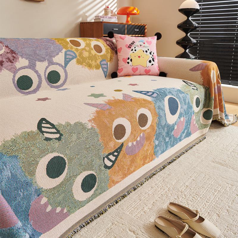 

Винтажное полотенце для дивана, современный роскошный дизайн, универсальный чехол для дивана, нескользящее одеяло для дивана на все времена года, стильный защитник 180*230cm