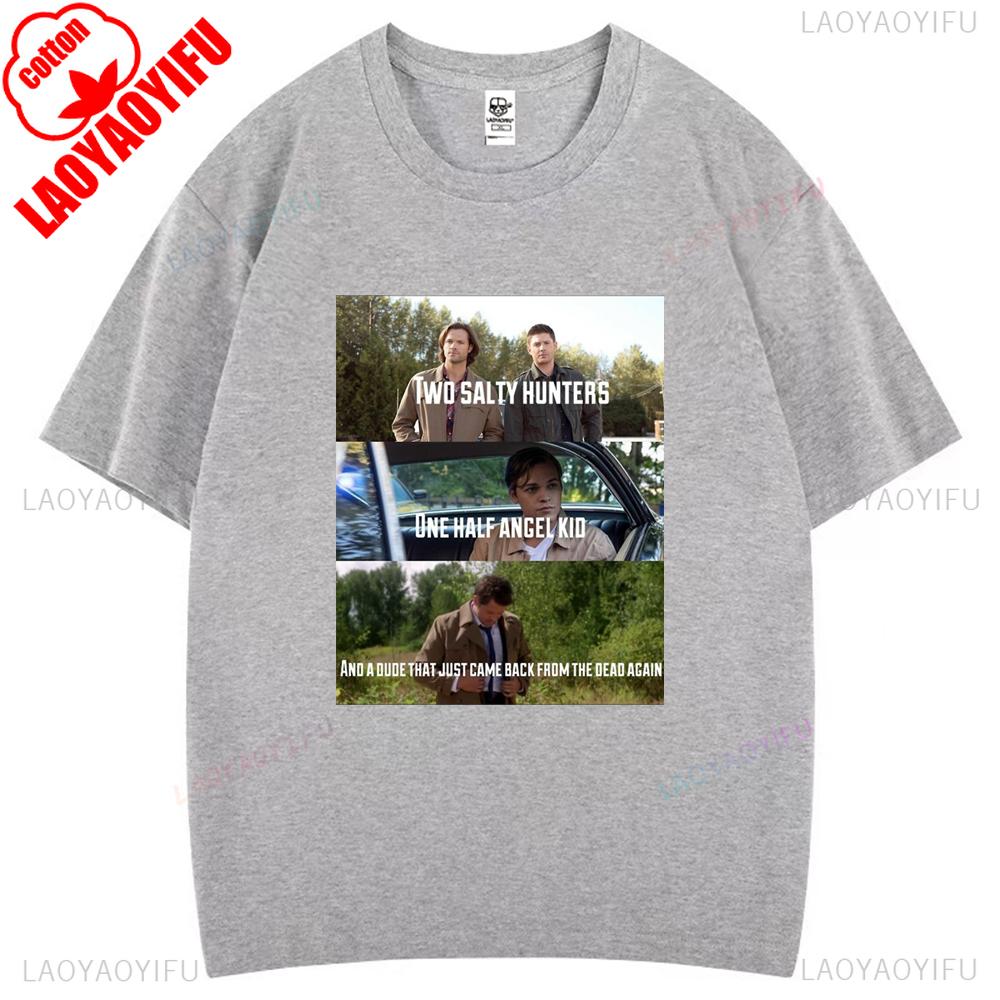 Klasické Vintage Filmové Nadpřirozené Tričko Ženy Muži Komiks Vysoce Kvalitní Bavlna Ležérní Top Dámské Harajuku Streetwear Oblečení