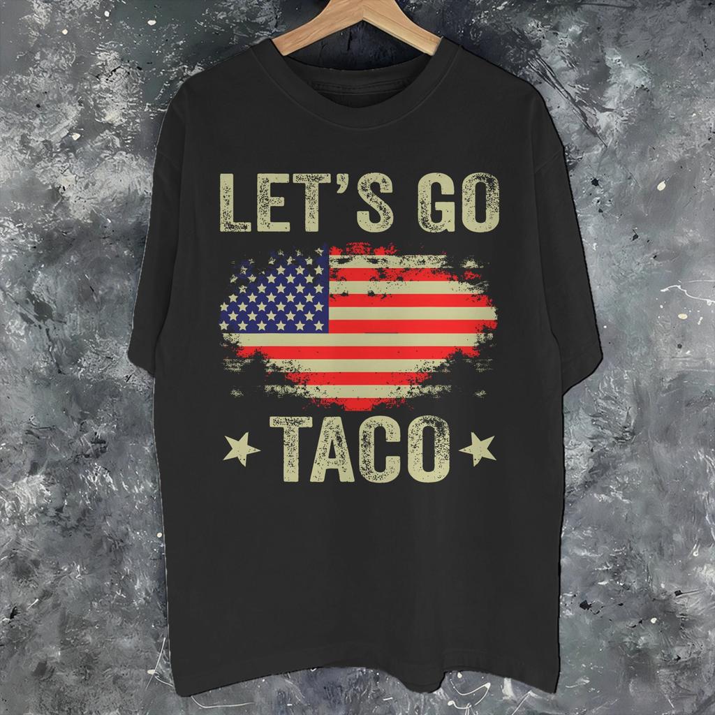 Lets Go Taco Funny Always Chickens Out Retro Tee Shirt For Unisex Unisex Printed T Shirts Cotton Clothing