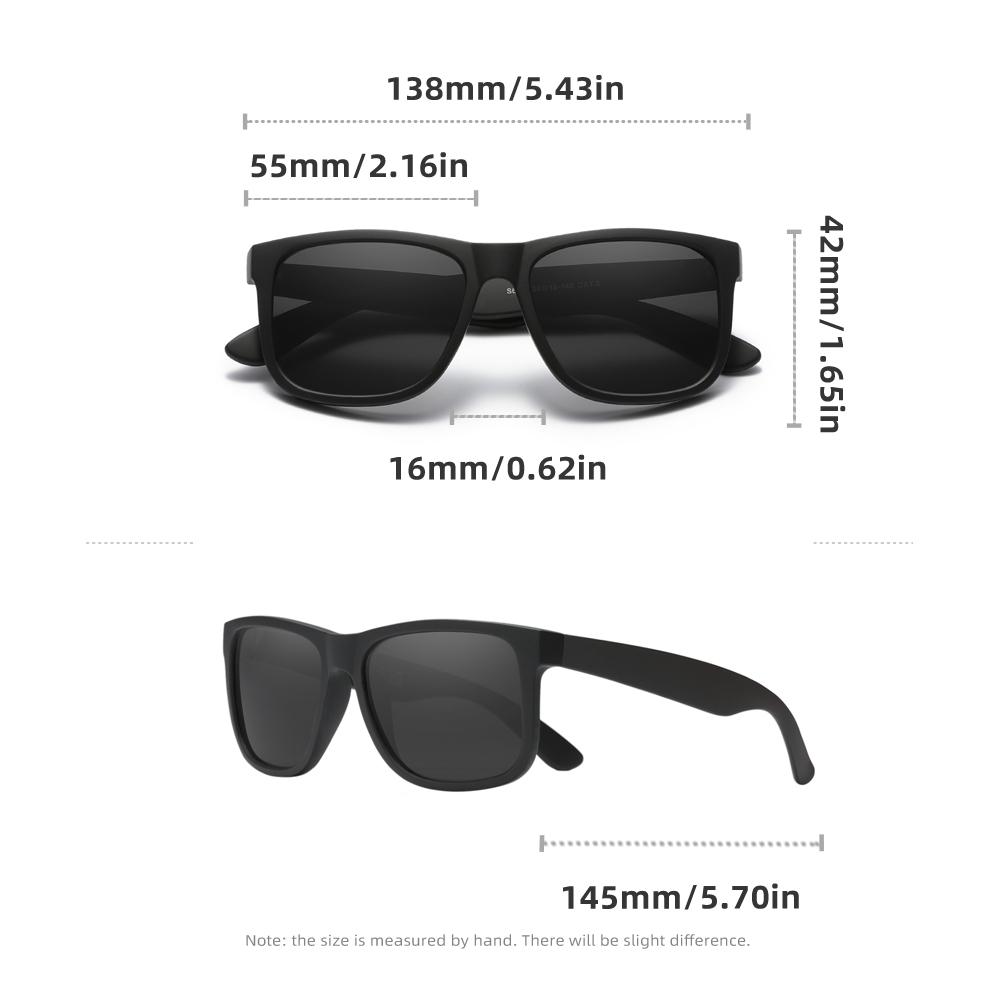 R.Bsunny Luxury Original Polarized Sunglasses Men Women UV400 Anti-Glare Driving Glasses Sports Trendy Classical Eyewear