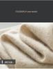 Men's V-Neck Cashmere Sweater: Loose Fit, Solid Color, Business Casual Pullover for Autumn and Winter