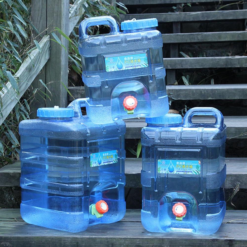 18/20/22L Wasserspeicherbehälter Lebensmittelqualität Reines Wasserkanister Große Kapazität mit Wasserhahn Outdoor-Zubehör für Wandern Angeln