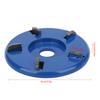 5 Teeth Arc Shaped Wood Cutting Disc Woodworking Angle Grinder Carving Polishing Tool(Red )