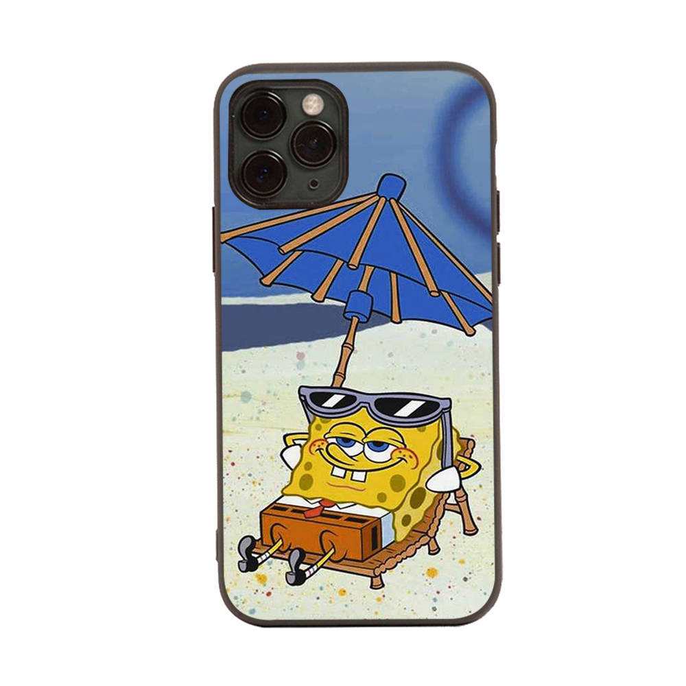 

Чехол для Xiaomi Poco X6 X4 M5 M6 F5 F6 C65 C55 C50 C51 C40 Redmi Note 7 8 14C A3X 13C 12C 11 10A 9C Pro черный мягкий чехол SI40 милый Спанч Боб Redmi Note 13 4g олений