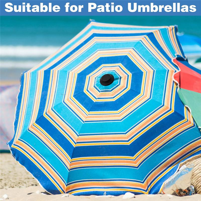 2Pcs Patio Umbrella Tip Caps Replacement Part Outdoor Cantilever Umbrella Top Screw Cap For Pole Handle