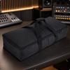 Padded Speaker Bag with Interior Divider Safekeeping for Performances, Karaoke