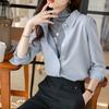 Stacked Commuter Shirt for Women's Autumn Outfit Top with Temperament Inner Shirt Blouses & Shirts