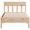 Vidaxl Bed Frame Without Mattress, 75X190 Cm, Solid Pine Wood