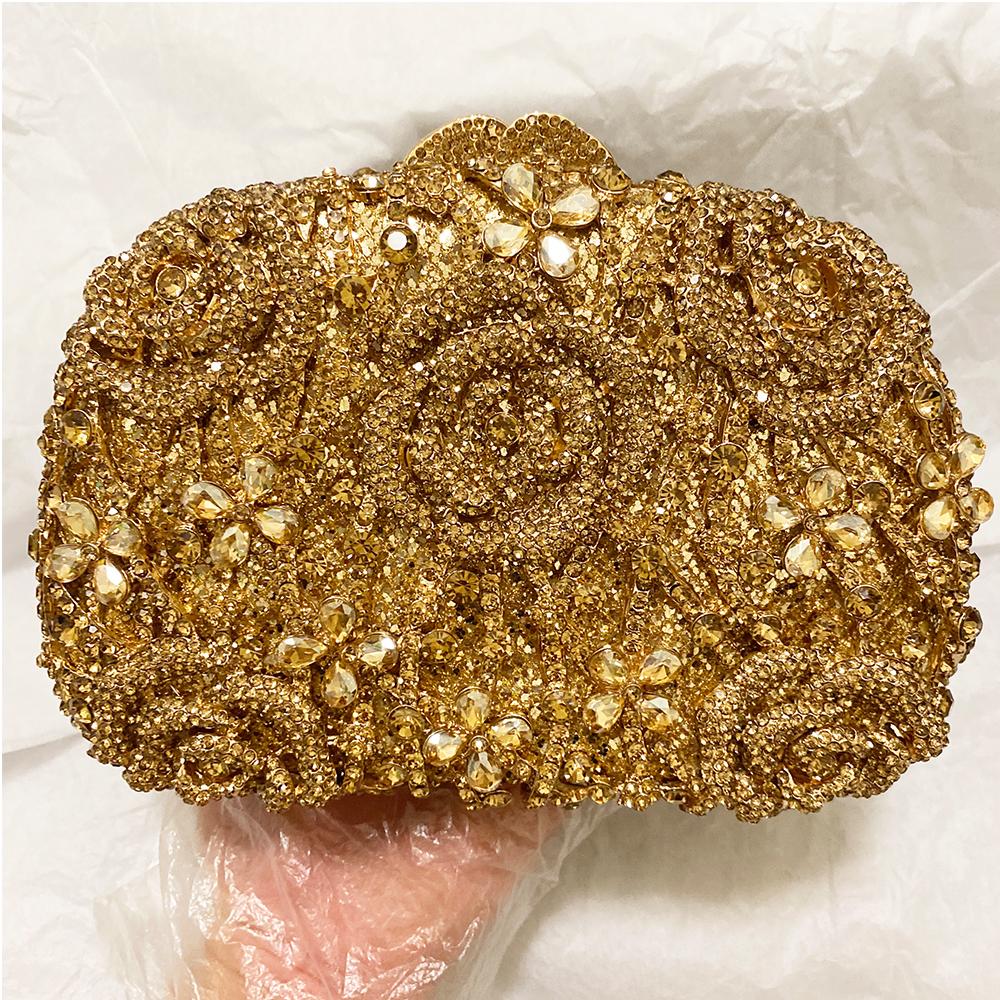 Luxury Designer Wedding Purse Crystal Evening