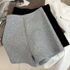 New Spice Girls Shorts Stretch Skinny Casual Pants Women's Spring High Waist Skinny Sweatpants Brown Pants