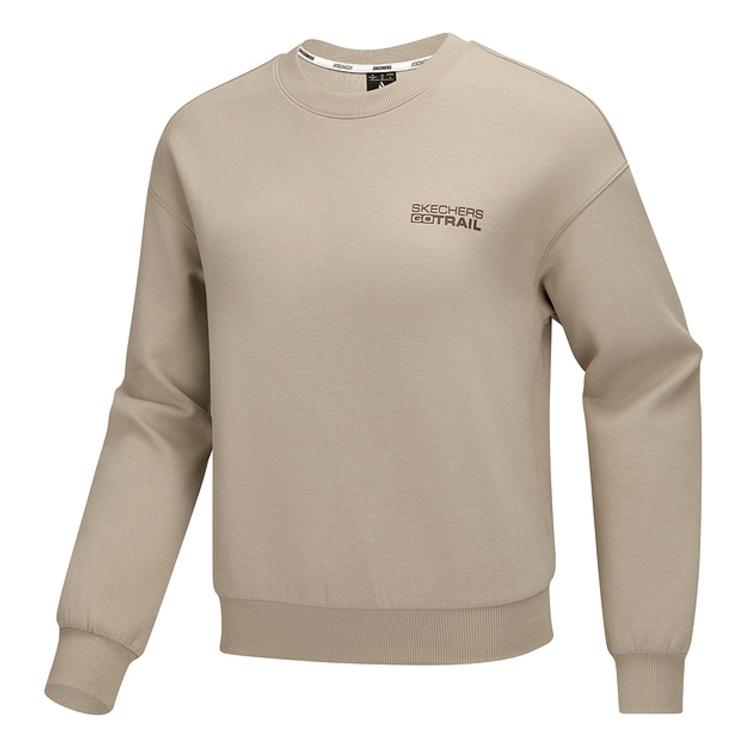Skechers Outdoor Series Round Neck Long Sleeve Solid Color Sweatshirt Women sweatshirt P425W172-05F0 S