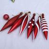 6Pcs Electroplated Finish Christmas Tree Decoration Christmas Ornaments  New Year Celebration
