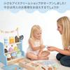 UMU Wooden Ice Cream Play Kitchen Set - Toddler Role-Playing Set, Kitchen Play Set, Wooden Food Toys, Educational Toy, 37 Pieces Total  Ages 3-6,