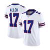 NFL Buffalo Bills 17 Josh Allen Football Jersey Embroidered Sports Uniform Men Women Youth